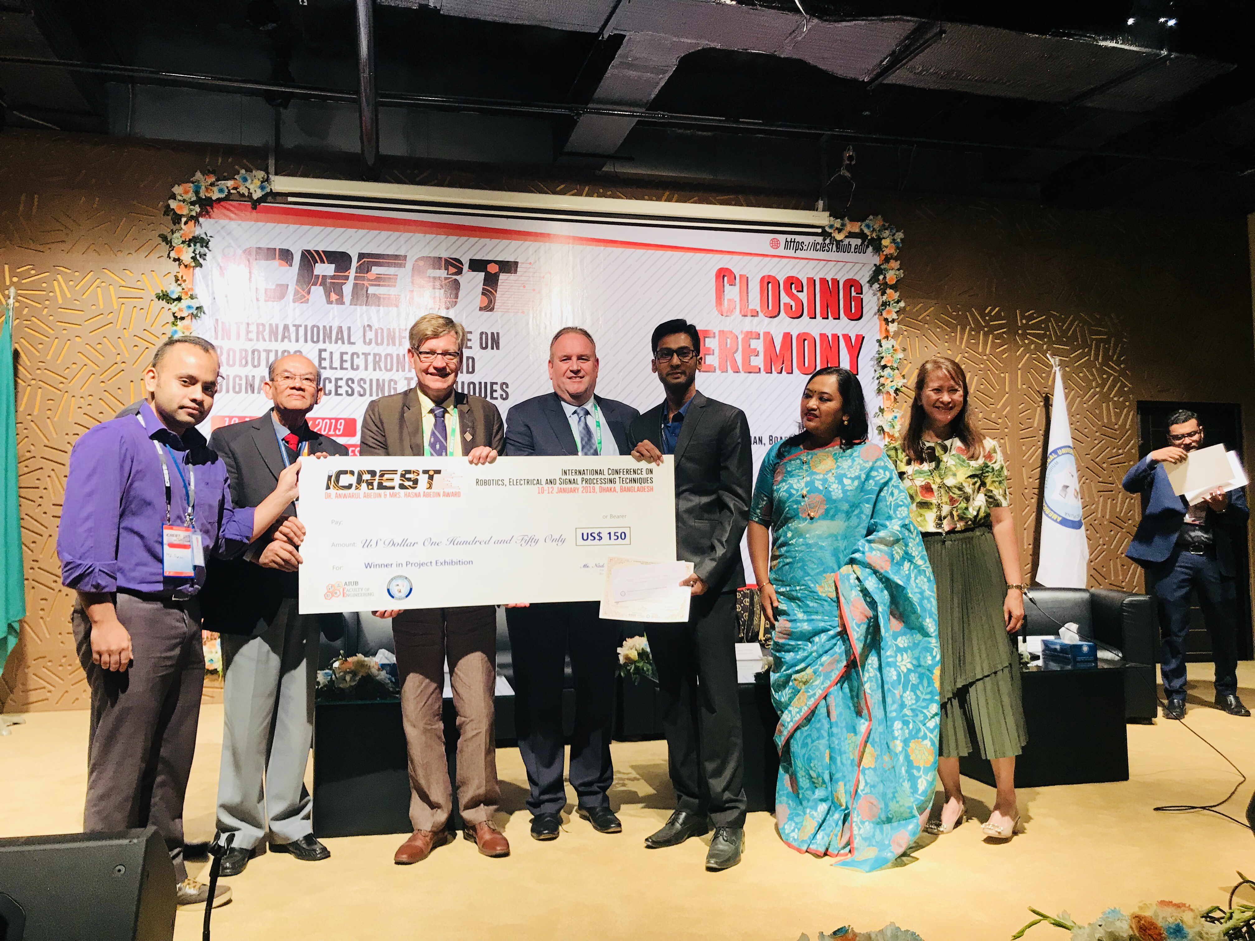 Project Showcase Winner, iCREST